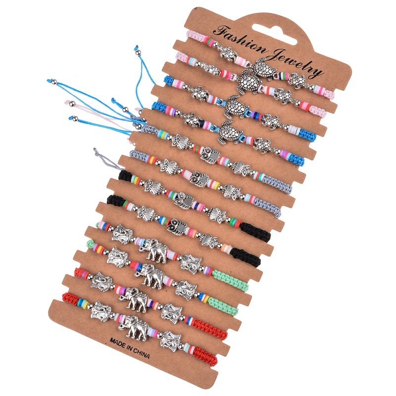 Woven rope bracelet suit