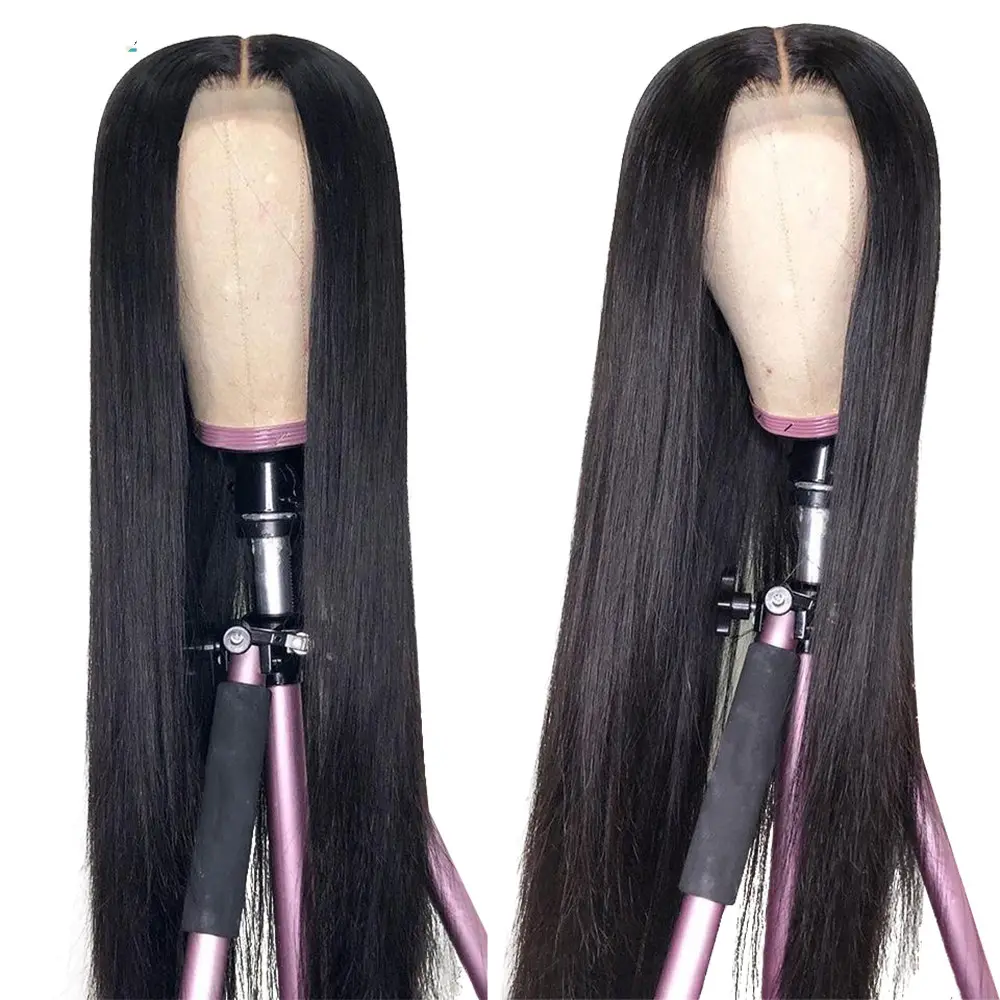 Split Scalp Long Straight Wig