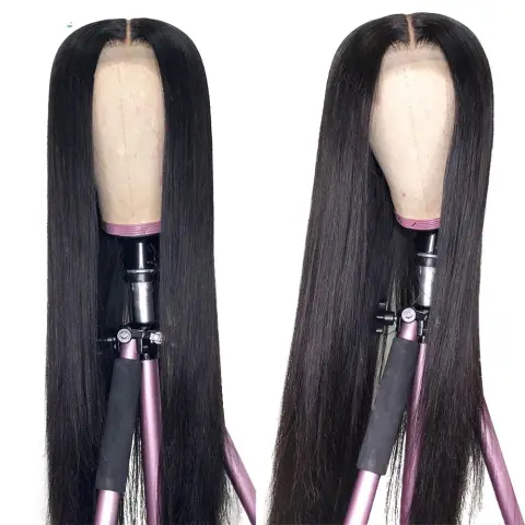 Split Scalp Long Straight Wig