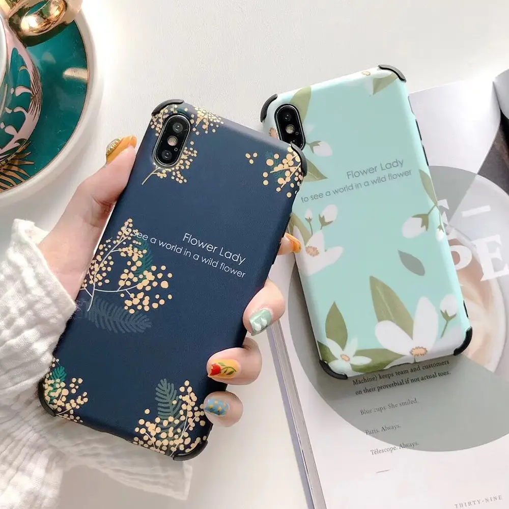 Four corner anti drop mobile phone case