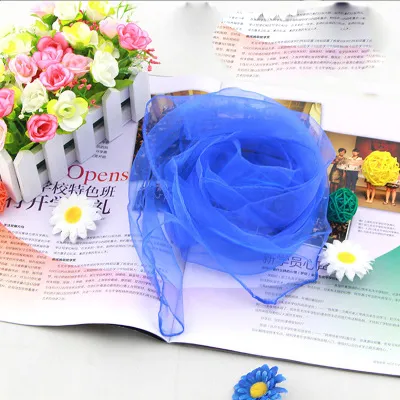 Practical scarf scarf for performance dance Blue - Shop at LoveMi