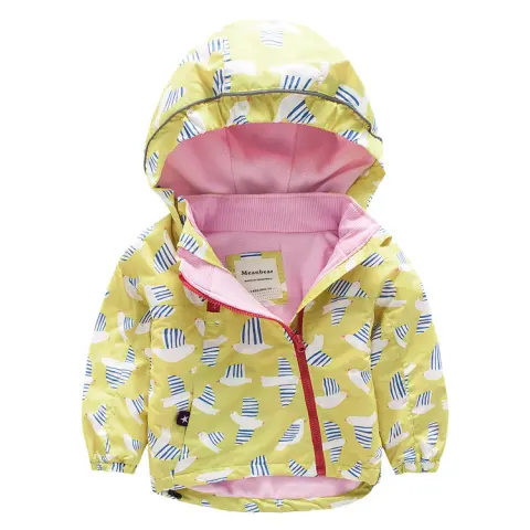 Children's Hooded Trench Coat