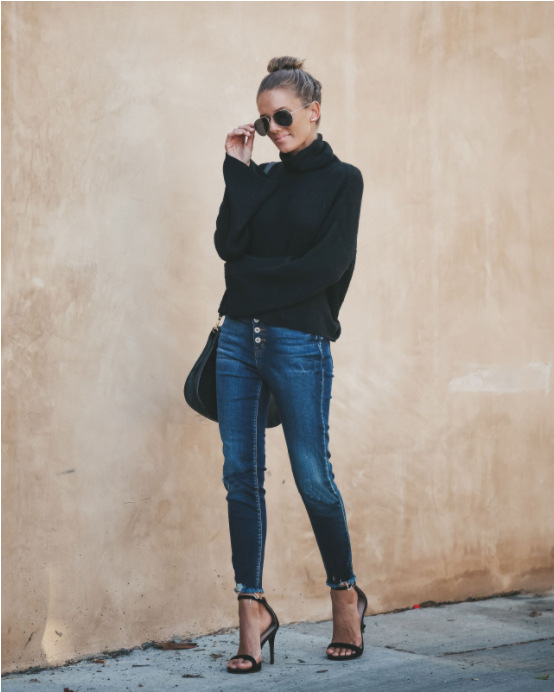 Ripped washed sexy denim pants Blue - Shop at LoveMi