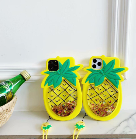 Decompression quicksand pineapple phone case - Image 2