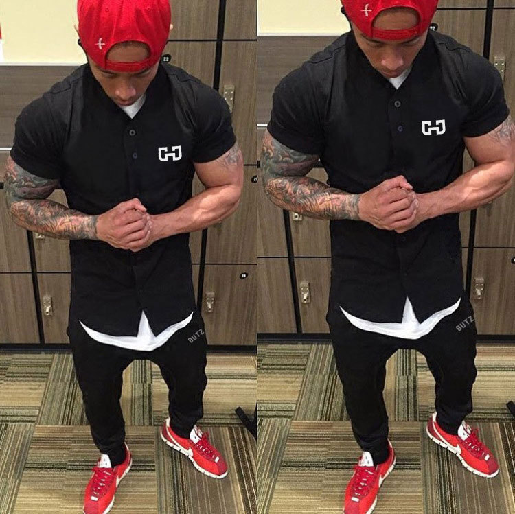 Muscle fitness brother male t-shirt