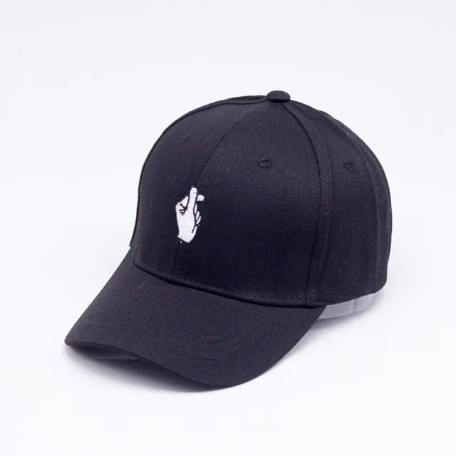 Curved brim hat baseball cap duck tongue hat Black - Shop at LoveMi