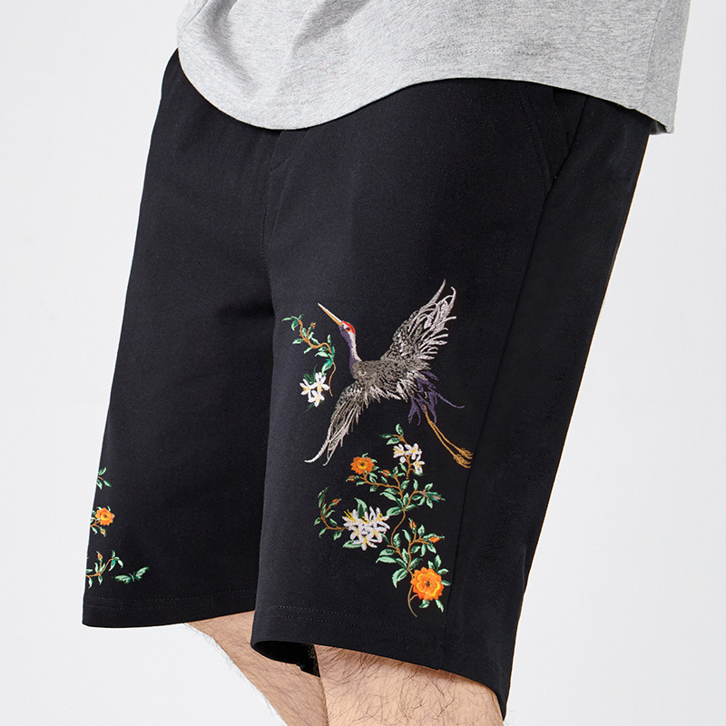 Casual sports all-match Chinese style shorts