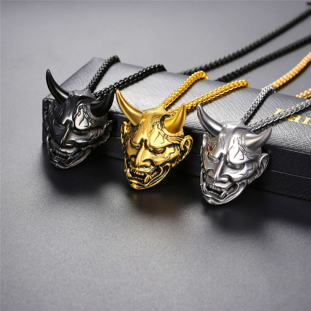 Vintage Titanium Demon Necklace