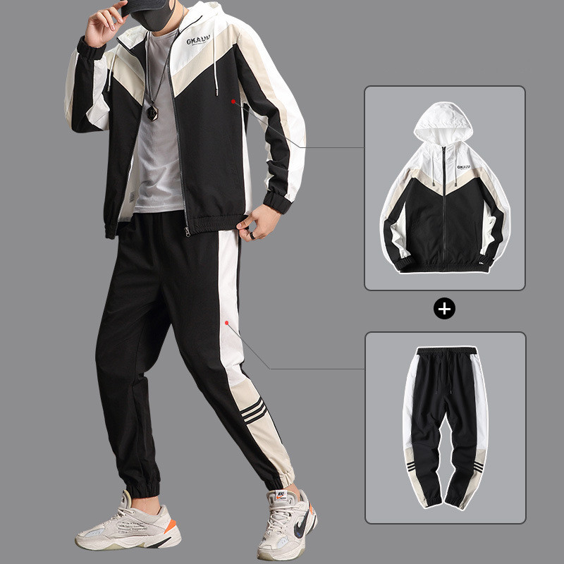 Corduroy sweater suit men's casual sports jacket