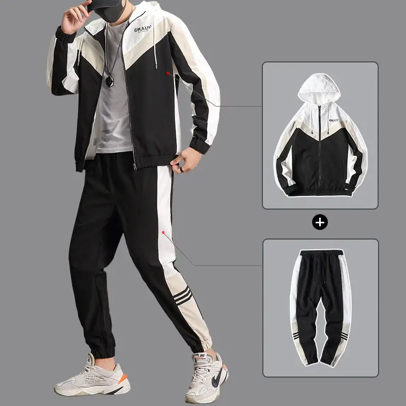 Corduroy sweater suit men's casual sports jacket