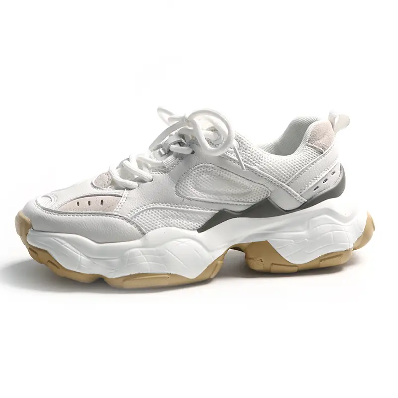 Thick-soled breathable mesh non-slip daddy shoes