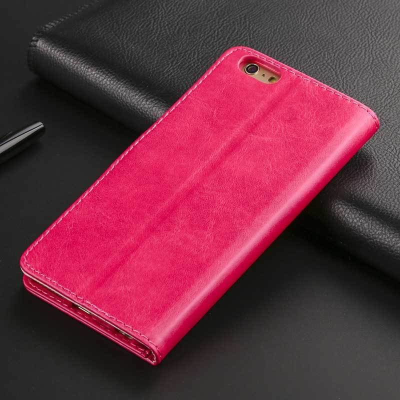 Calfskin retro flip wallet phone holster - Image 3