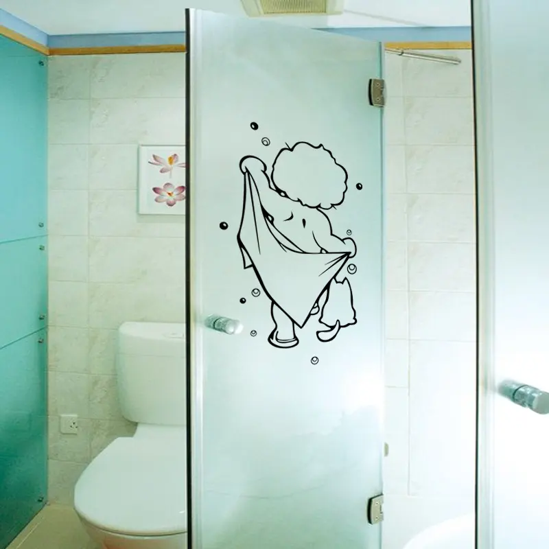 Baby Shower Carved Bathroom Wall Sticker