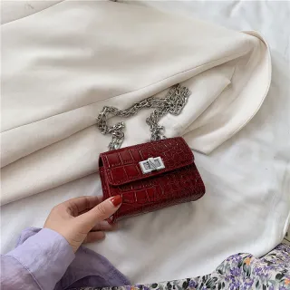 Shoulder chain bag - Red