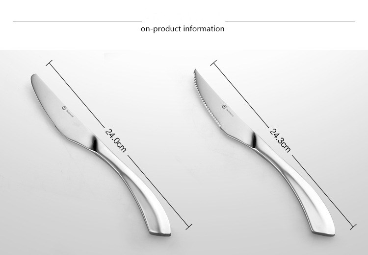 Stainless steel creative full set of western tableware