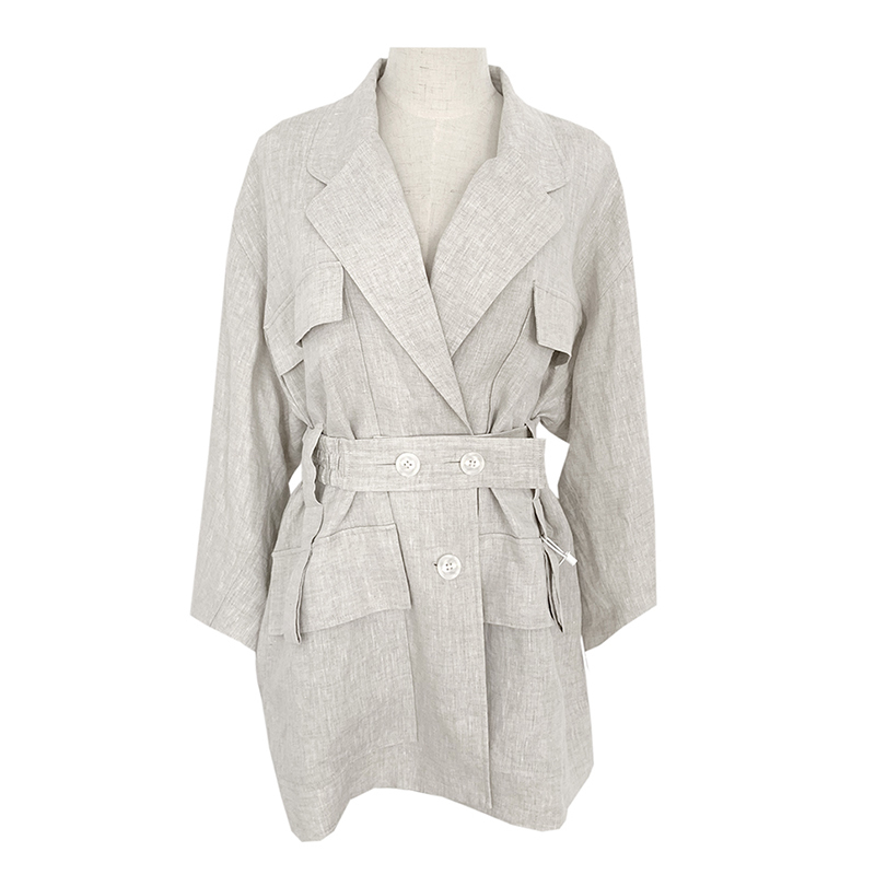 Casual waist thin suit jacket