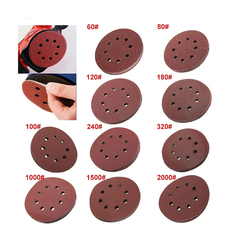 Self-adhesive Flocking Round Sandpaper