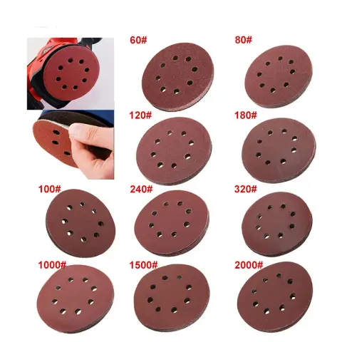 Self-adhesive Flocking Round Sandpaper