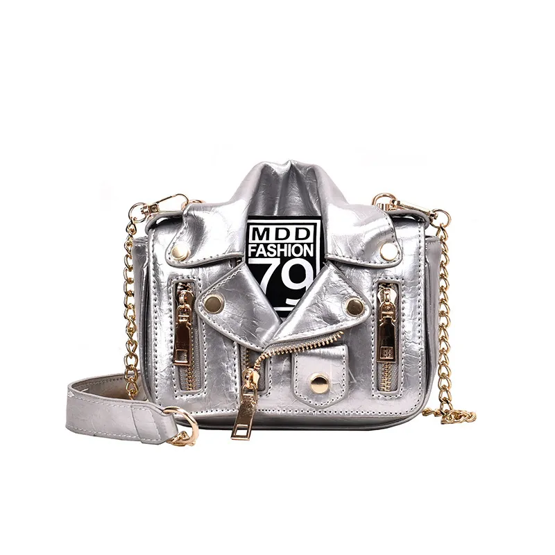 Jacket messenger bag - Silver