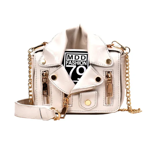 Jacket messenger bag White - Shop at LoveMi