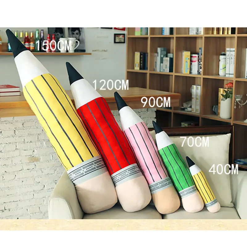 Cartoon pencil pillow