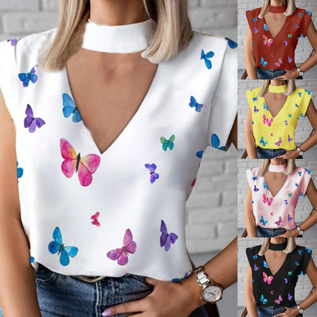 Women's V-neck shirt