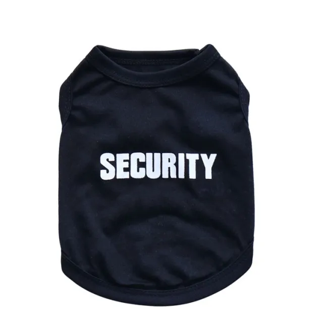 Cotton printed security small dog pet vest New Black - Shop at LoveMi