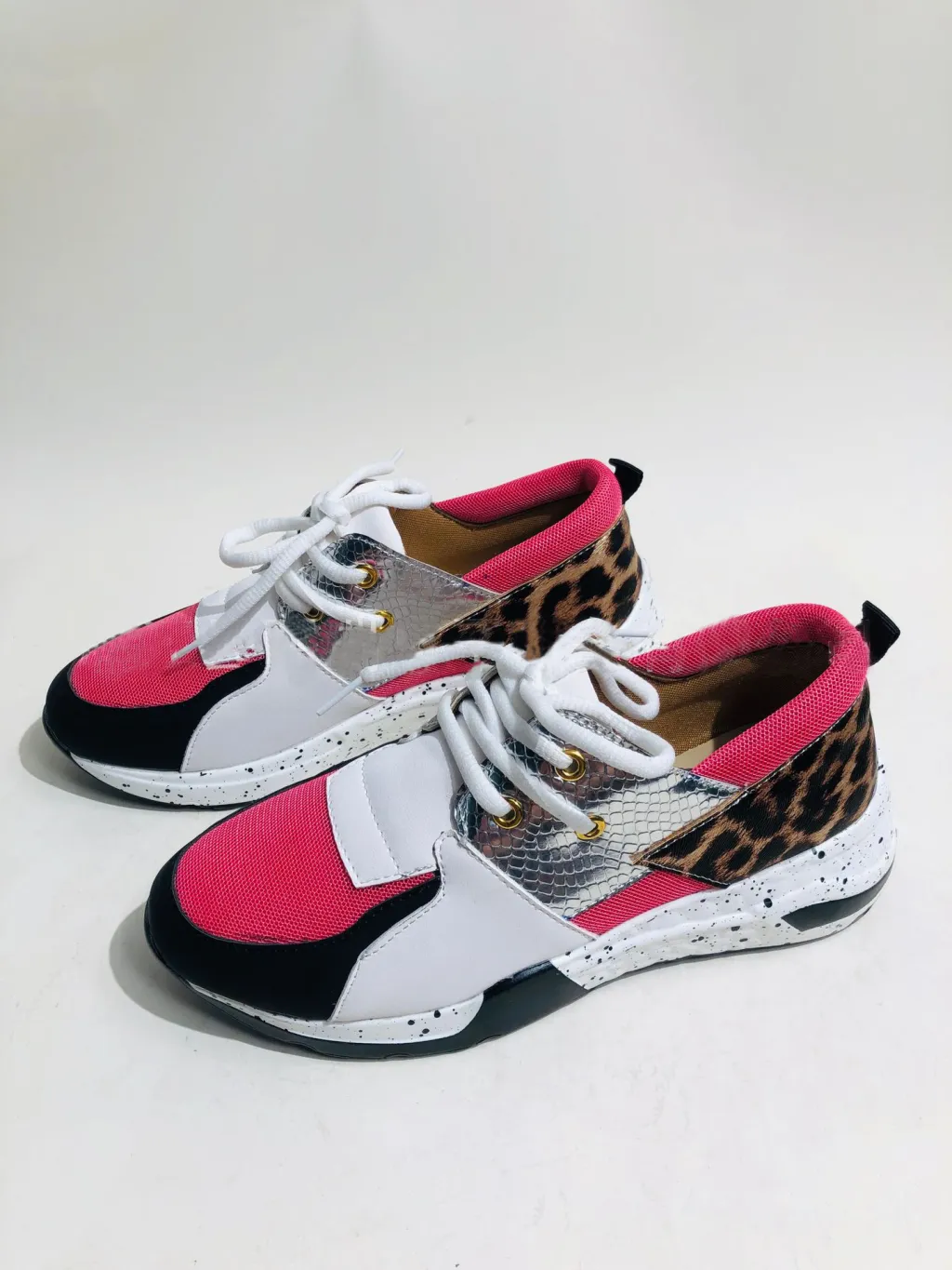 Casual Women's Shoes Sports Shoes Flat Sneakers - Pink