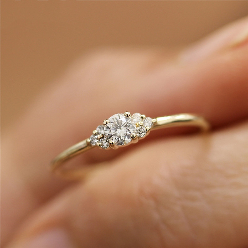 Women's Japanese Rhinestone Ring