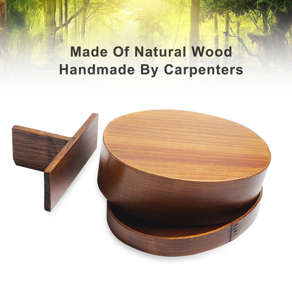 Japanese style wooden lunch box