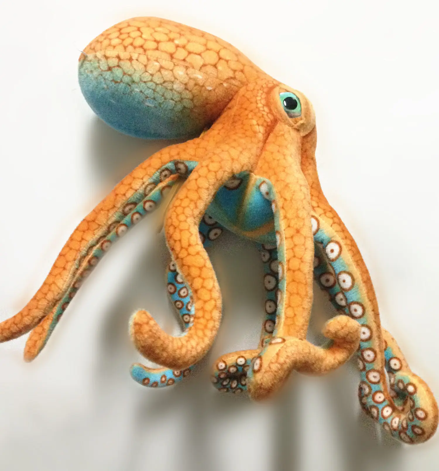 Orange Octopus Soft Stuffed Plush Toy