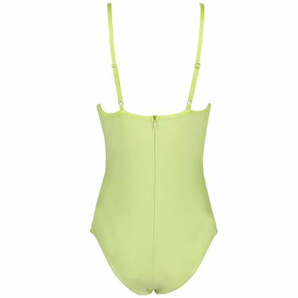 Contrast fluorescent patch straight-leg pants