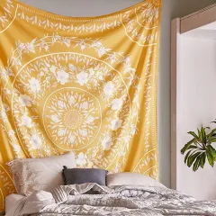 Bohemian Mandala Wall Tapestry - Colour C - View 1