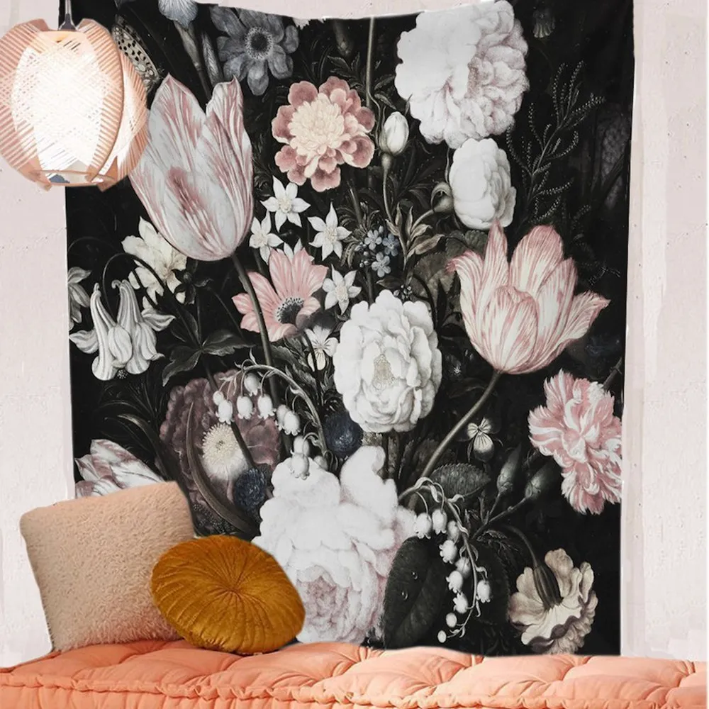 Beach towel tapestry - Black