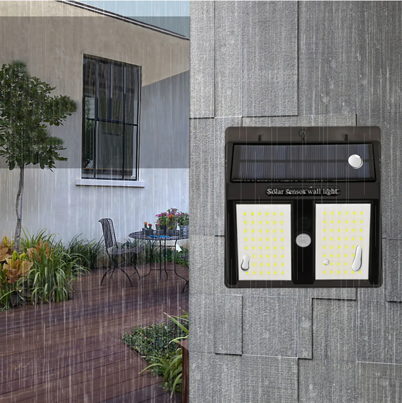 Light Control Waterproof Solar Wall