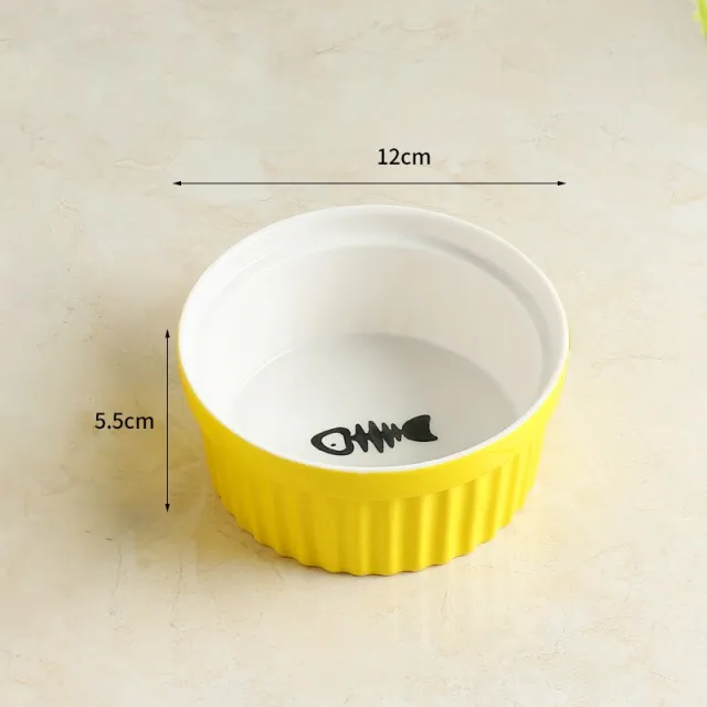 Protect cervical spine cat food bowl cat food bowl pet bowl 5Style - Shop at LoveMi