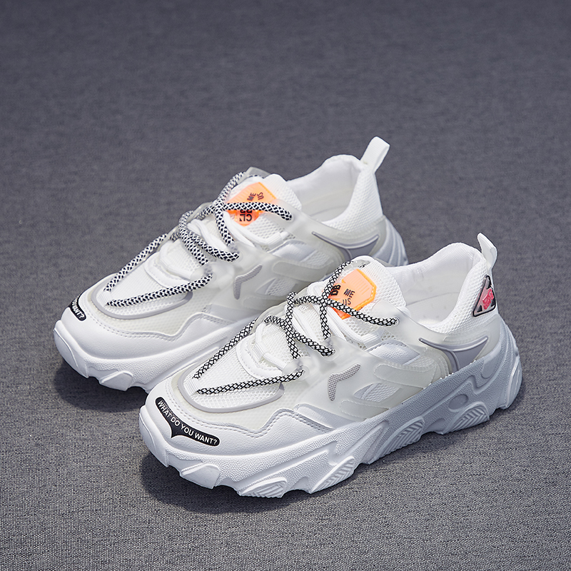Breathable platform casual sneakers
