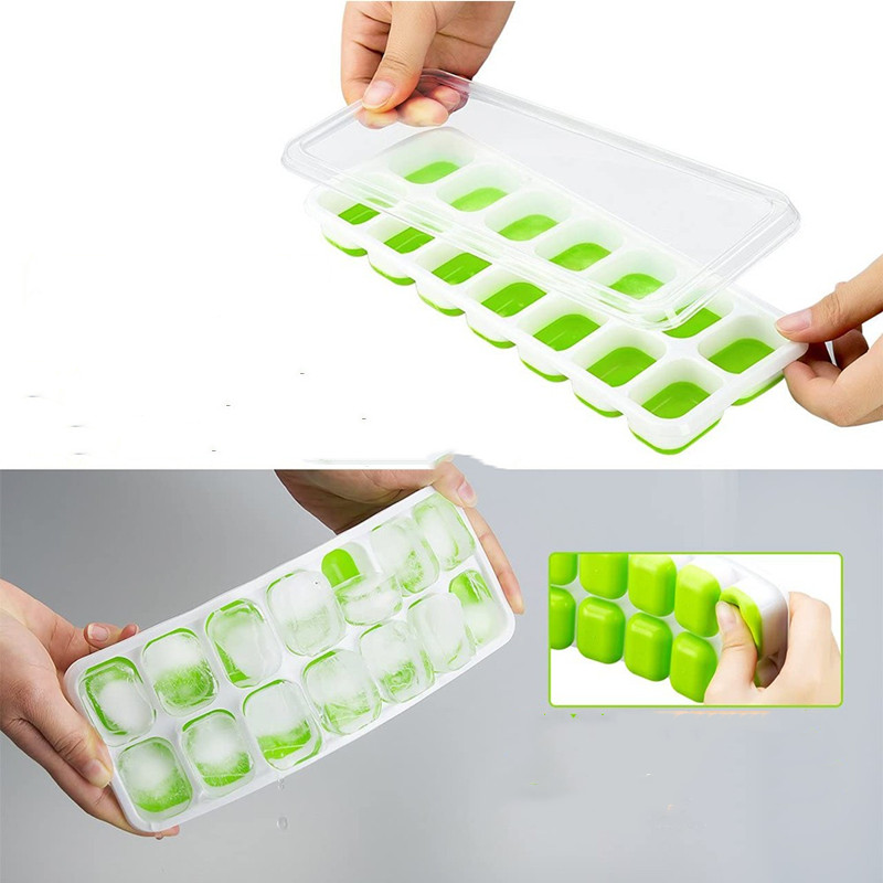 Silicone 14 grid ice tray