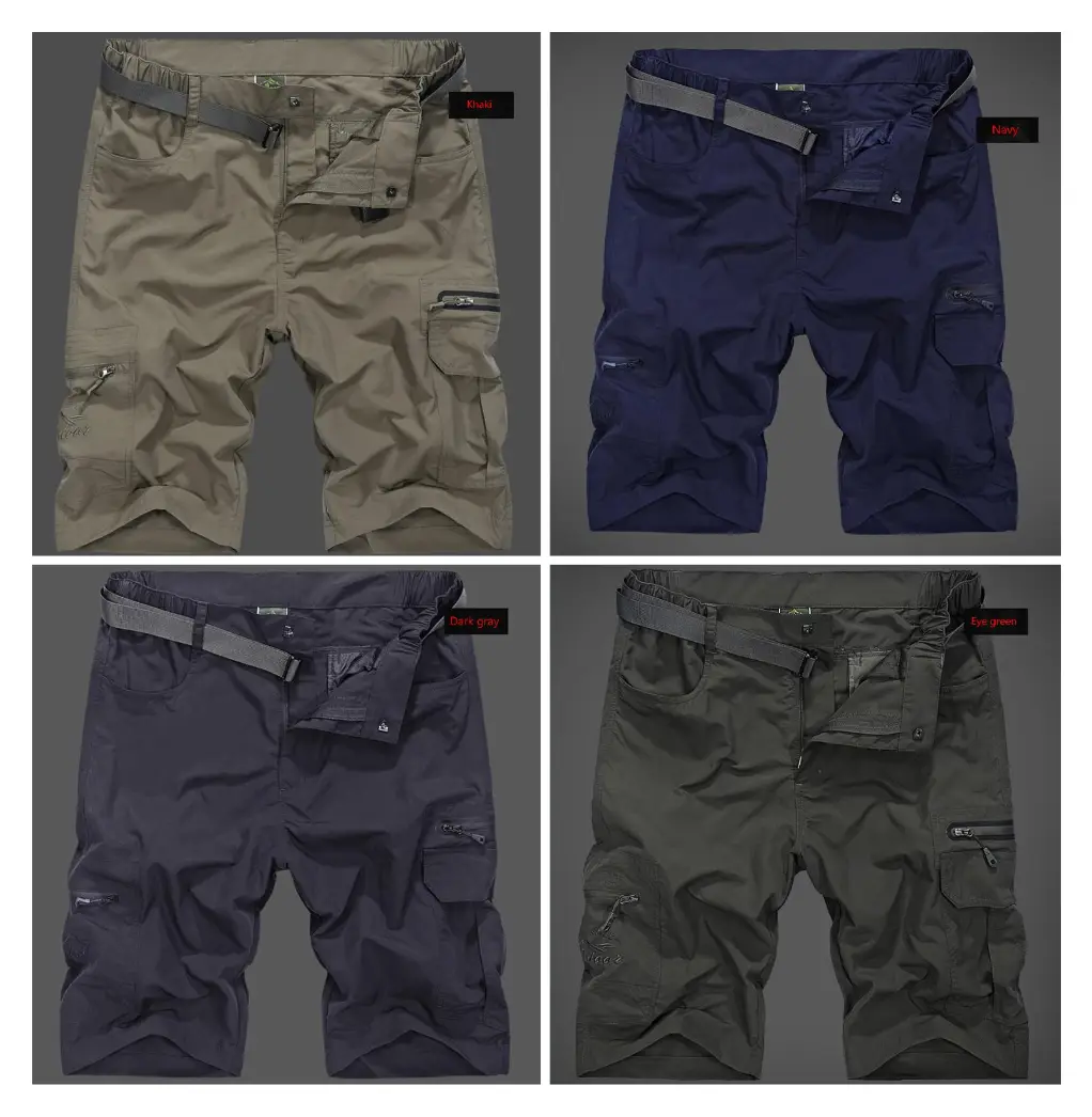 Outdoor quick-drying five-point pants