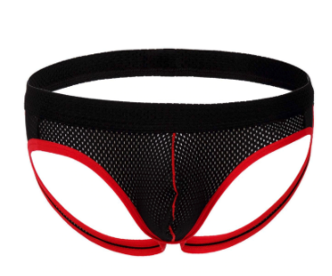 Mesh hole breathable thong