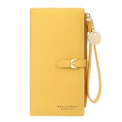 Ms. Baellerry's medium-length wallet - Yellow - View 1