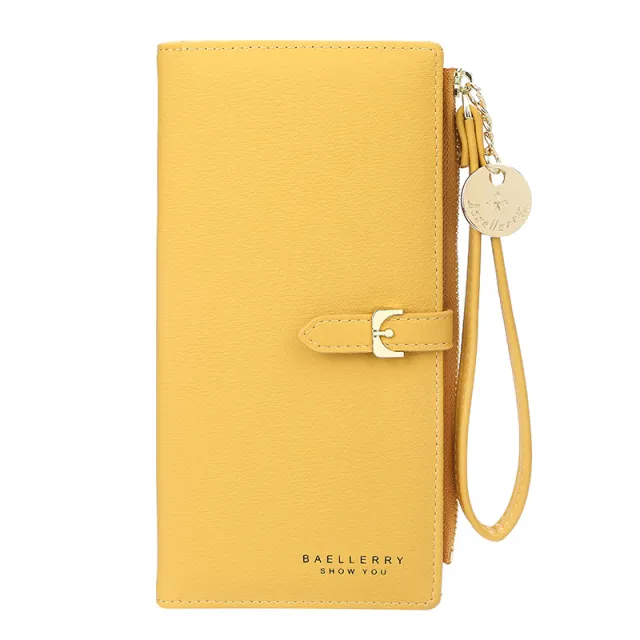 Ms. Baellerry's medium length wallet Yellow - Shop at LoveMi