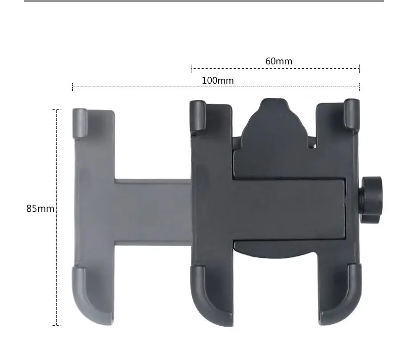 Bicycle aluminum alloy mobile phone holder