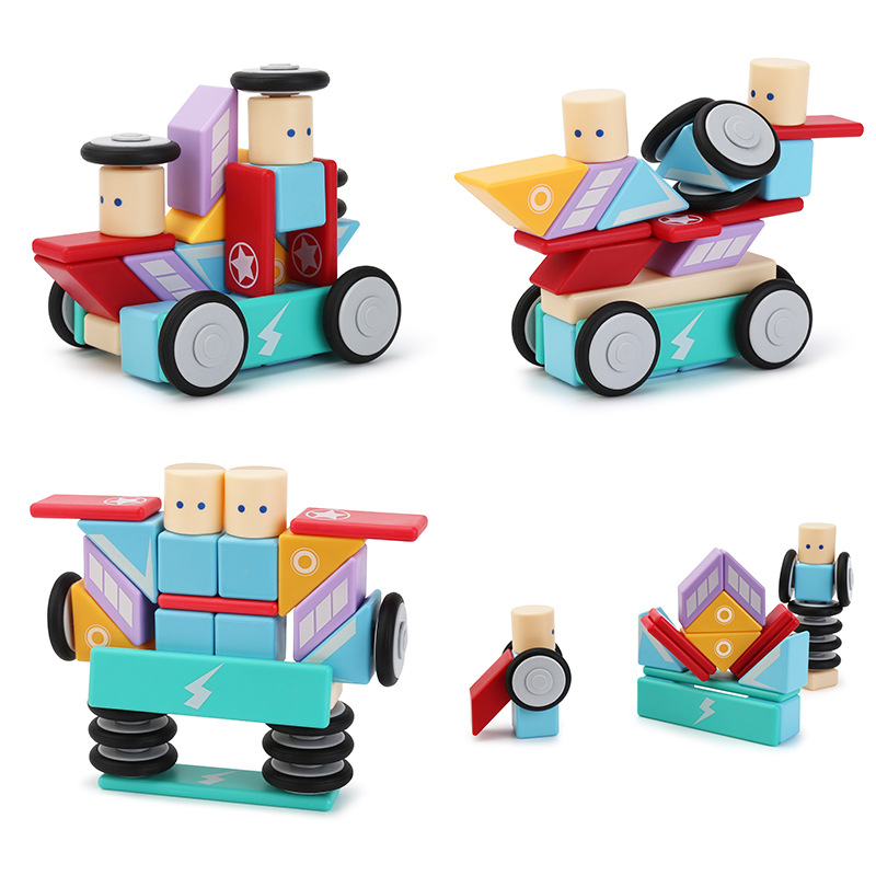 diy magnetic building block toy