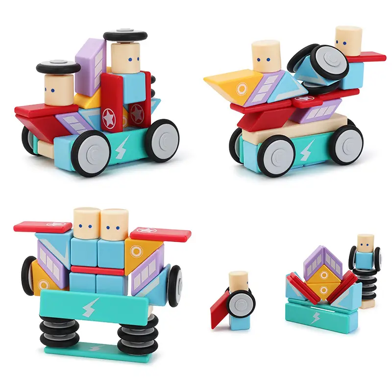 diy magnetic building block toy