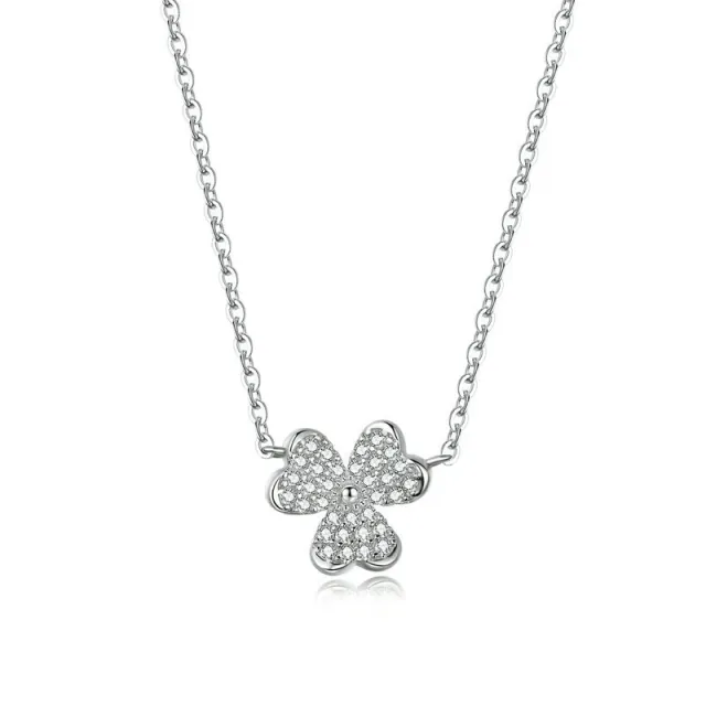 Clover necklace Silver - Shop at LoveMi