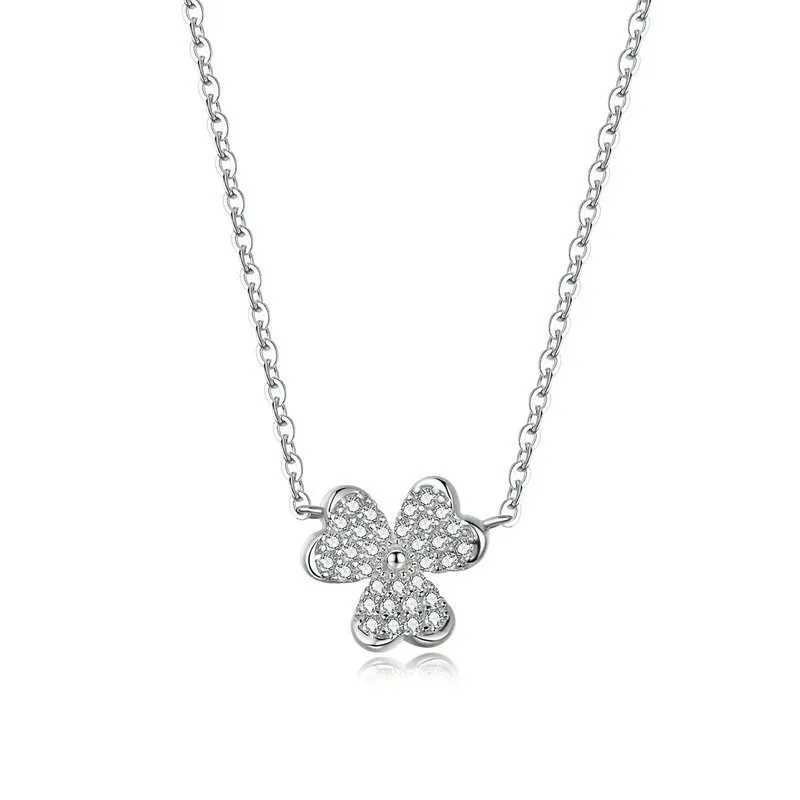 Clover necklace - Silver