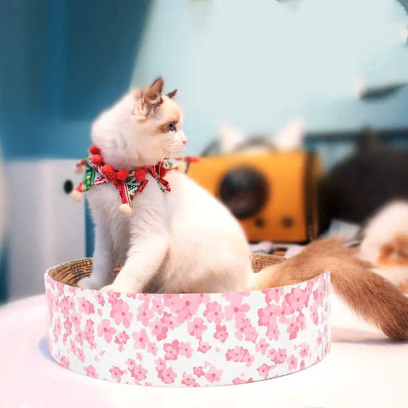 Round Corrugated Cat Scratcher