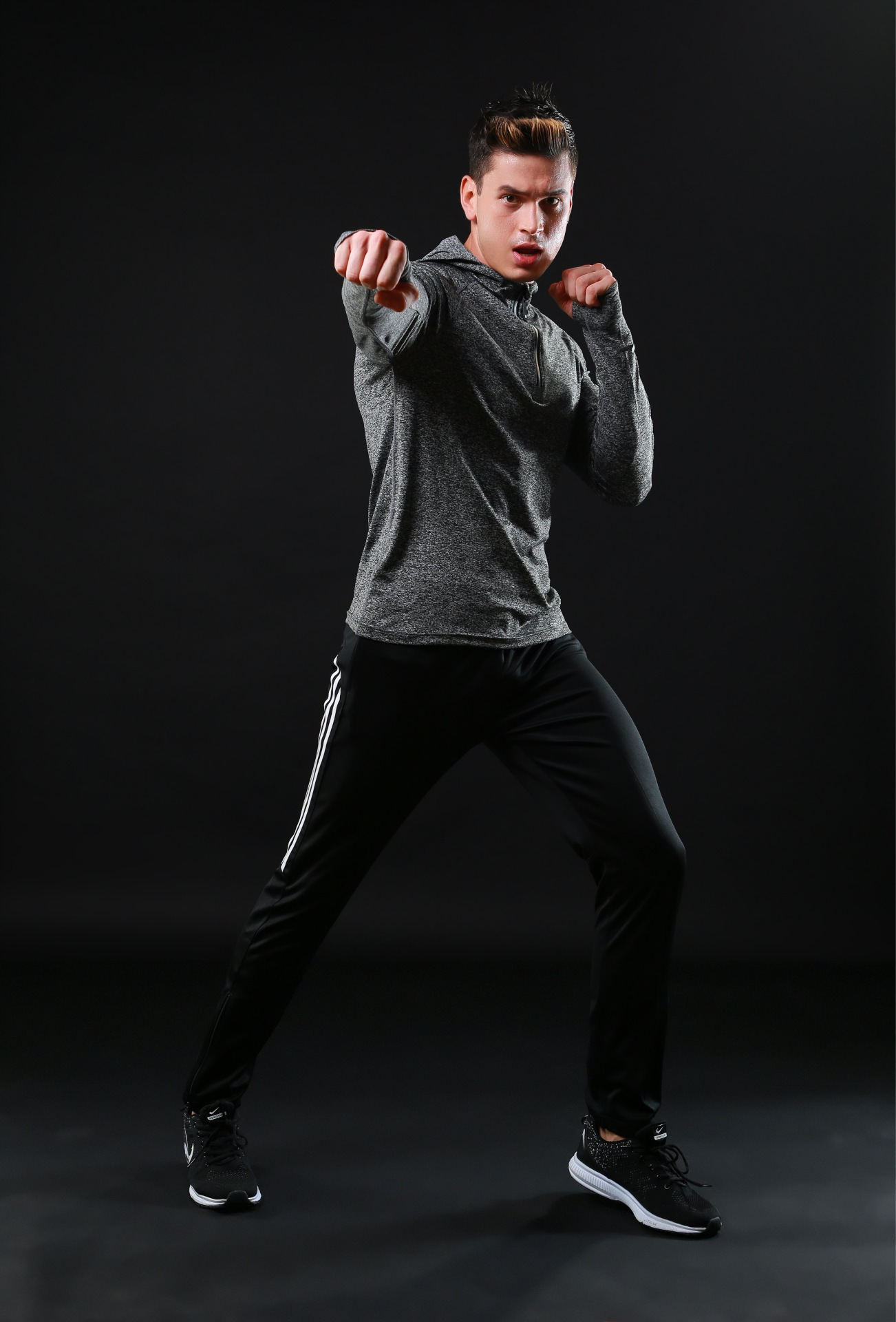 Men's sports long sleeve sweater