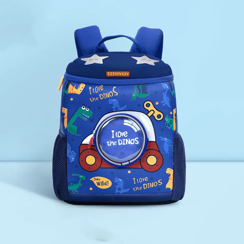 Cute children girls kindergarten school bags - Blue